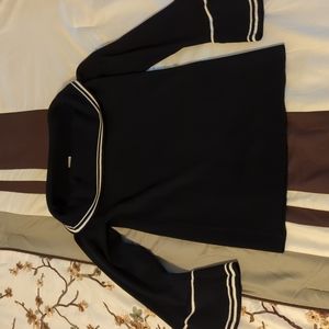 NWT Max studio knit top in black & white